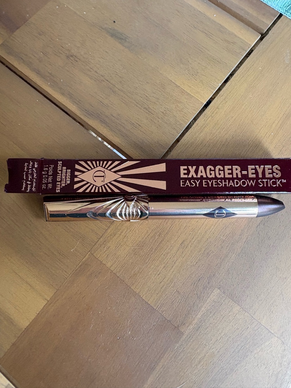 NIB Charlotte Tilbury Exagger-Eyes Easy Eyeshadow Stick in Astral Topaz